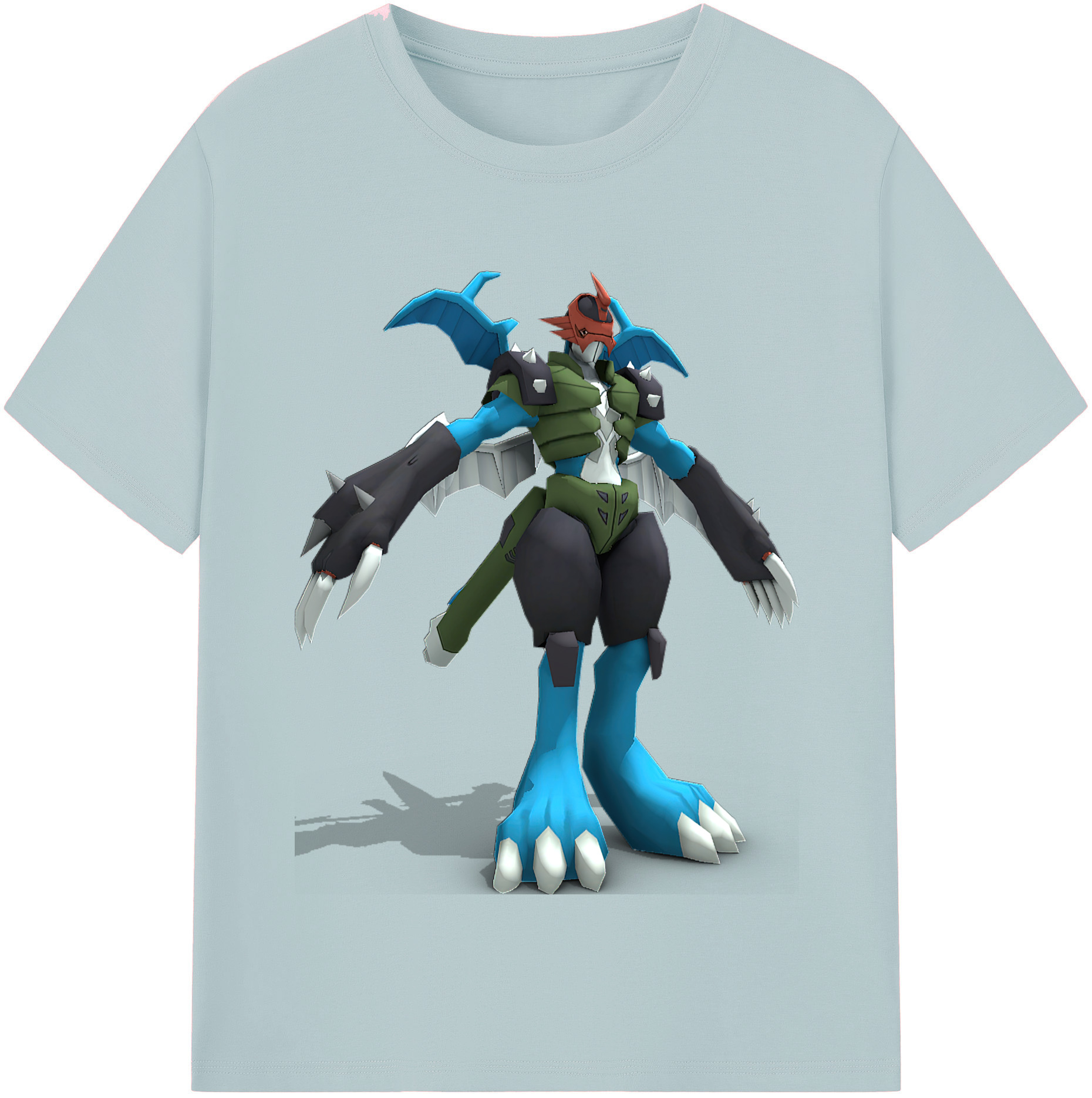 （画像用） Digimon デジタルモンスター/デジモン 綿100％半袖Tシャツ（フロントプリント）